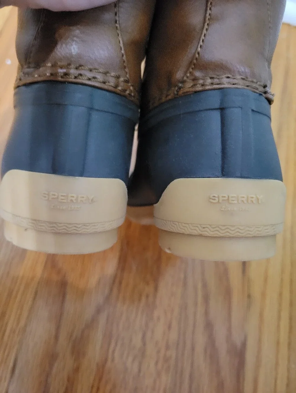 Sperry Port Little Kids Toddler Duck Boot Size 8 Unisex Boys Girls Brown Winter